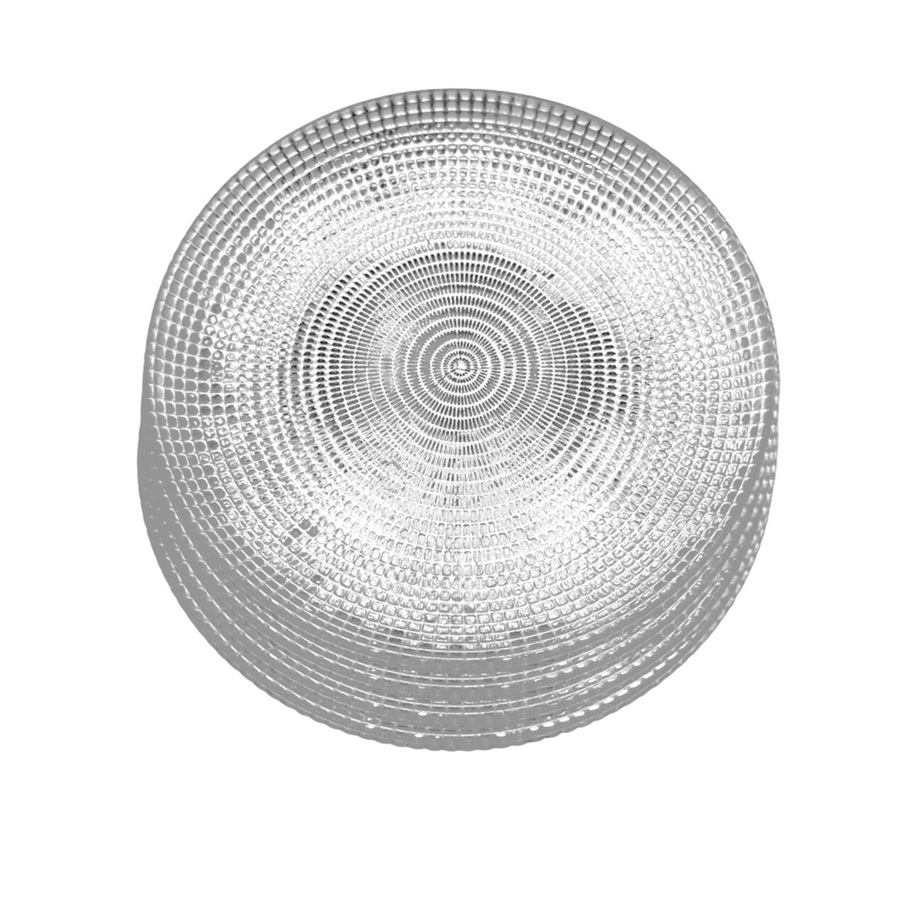 Handmade Opalescent Glass Plate Swirl Pattern Decorative Tableware
